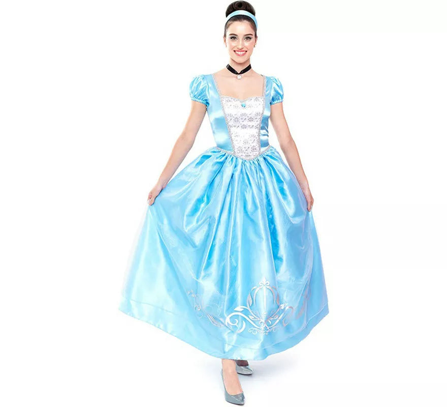 Translation missing: it.Disfraz de Princesa Azul de Cuento de Hadas para mujer