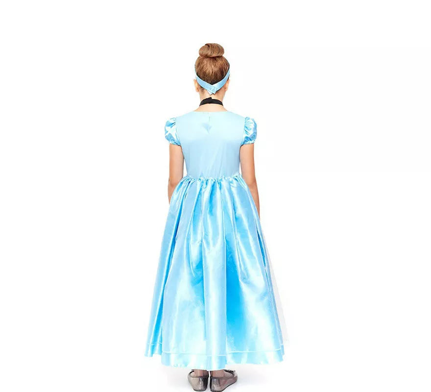 Translation missing: it.Disfraz de Princesa Azul de Cuento de Hadas para niña