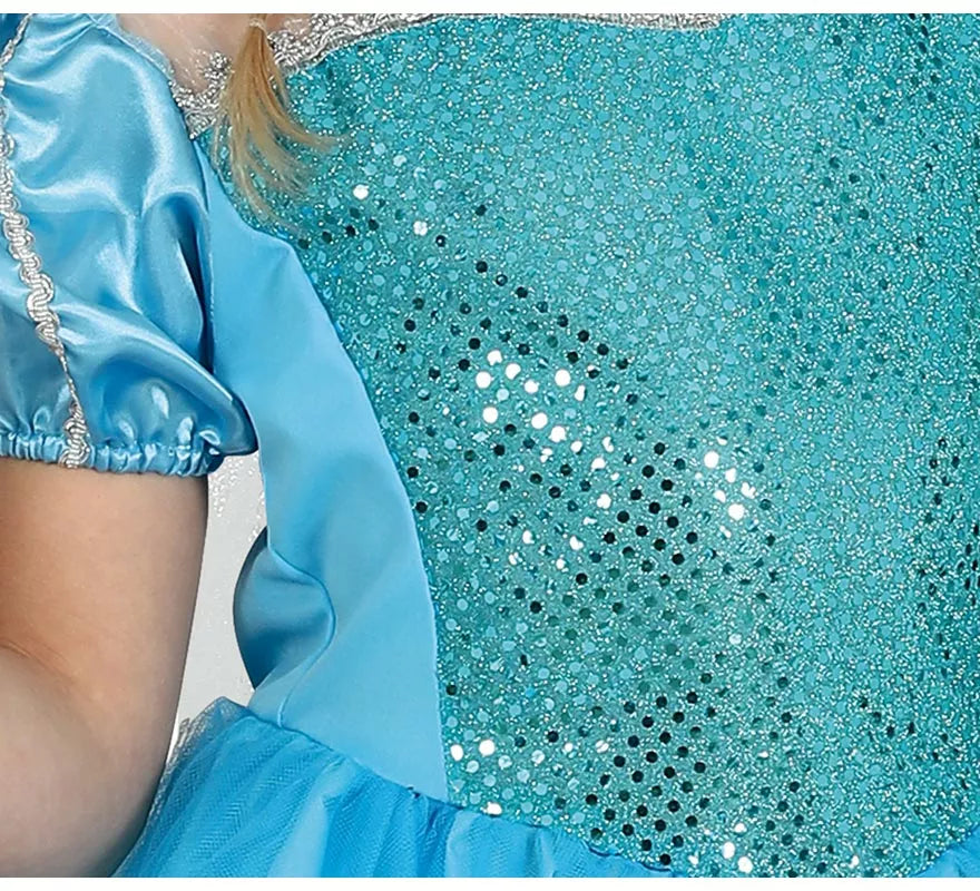 Translation missing: es.Disfraz de Princesa Azul de Hielo para niña