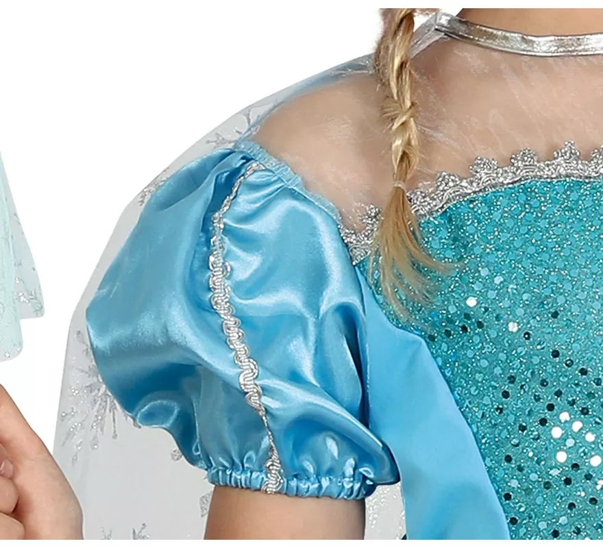 Translation missing: it.Disfraz de Princesa Azul de Hielo para niña