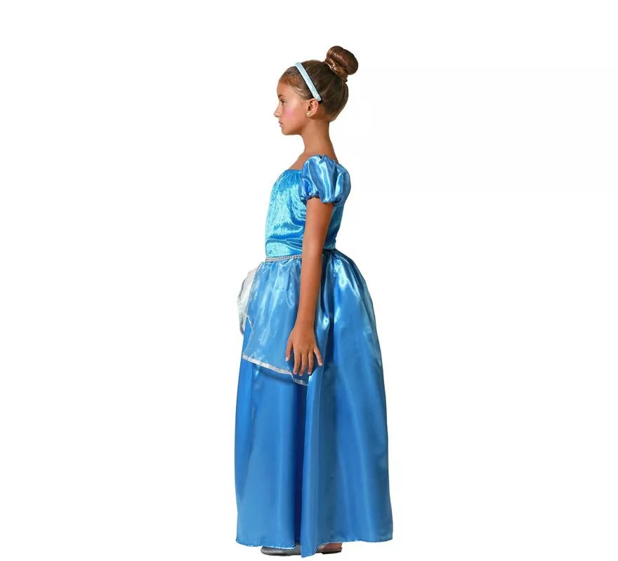 Translation missing: it.Disfraz de Princesa azul para niña