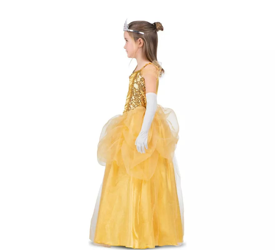Translation missing: es.Disfraz de Princesa Bella amarilla para niña
