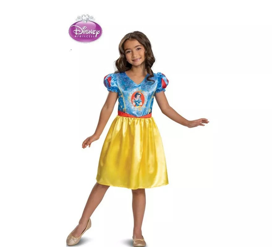 Translation missing: it.Disfraz de Princesa Blancanieves Básico Plus para niña