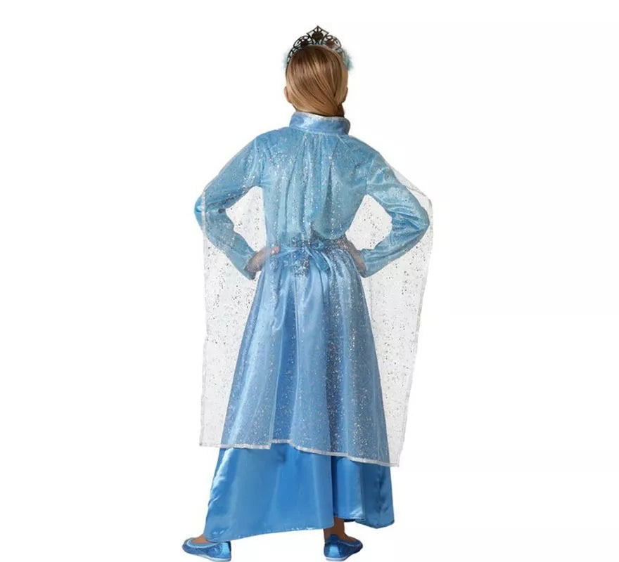 Translation missing: it.Disfraz de Princesa con capa azul para niña
