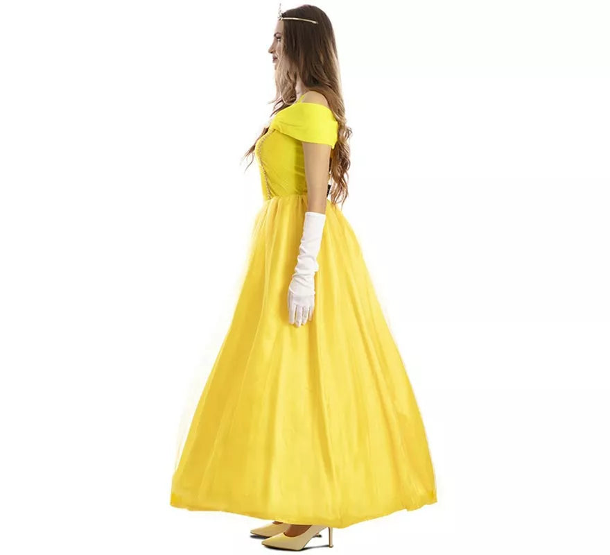 Disfraz de Princesa de Cuento amarilla para mujer