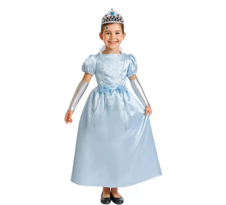 Translation missing: es.Disfraz de Princesa de Cuento Azul para niña