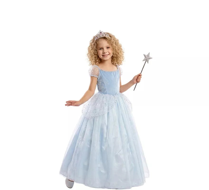 Translation missing: es.Disfraz de Princesa de Cuento azul para niña