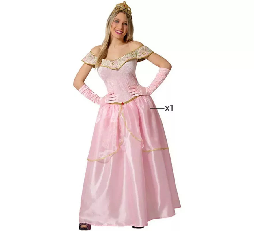 Disfraz de Princesa de Cuento Rosa para mujer