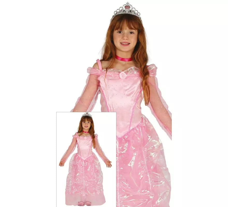 Translation missing: es.Disfraz de Princesa de Cuento Rosa para niña