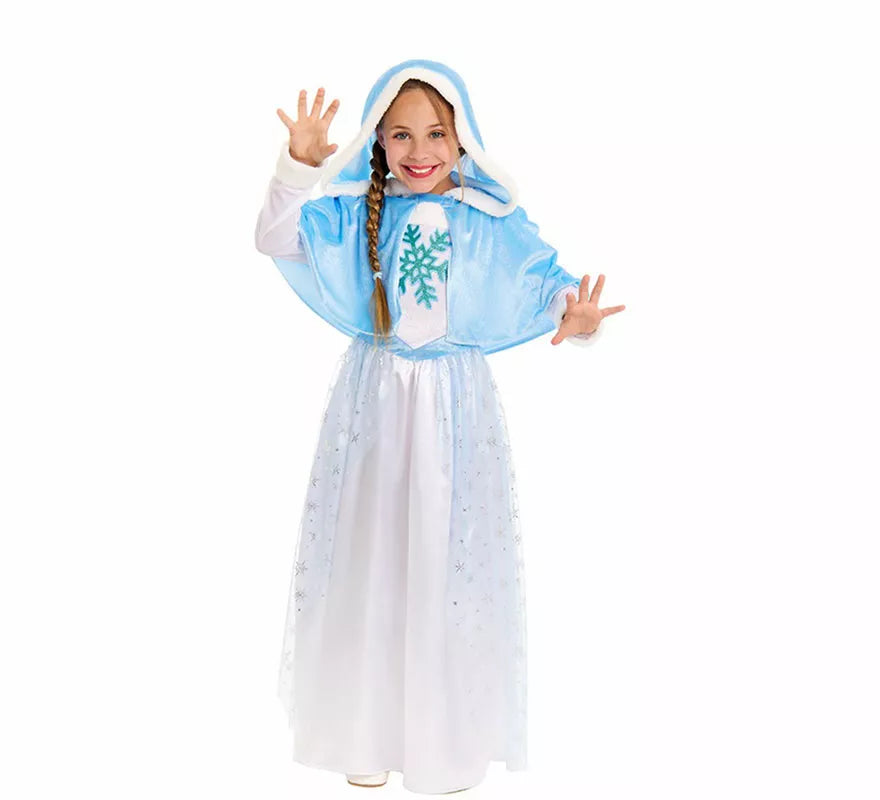 Translation missing: es.Disfraz de Princesa de Nieve para niña