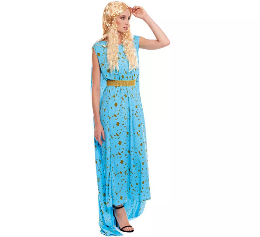 Disfraz de Princesa del Dragón Azul para mujer