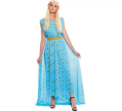 Disfraz de Princesa del Dragón Azul para mujer