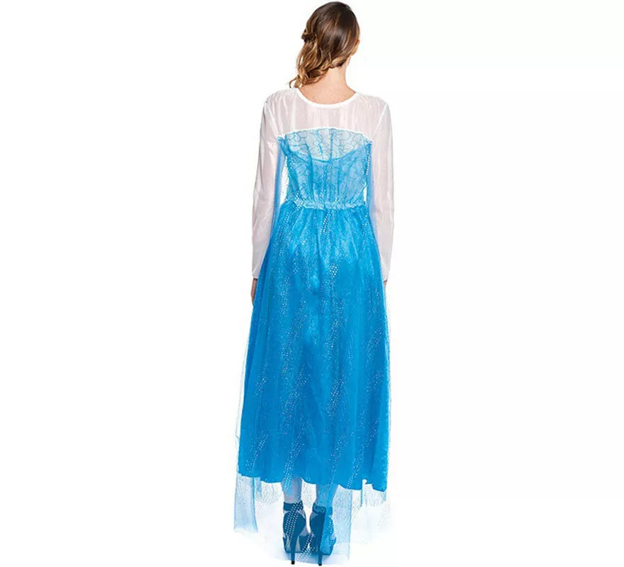 Translation missing: it.Disfraz de Princesa del Hielo Azul para mujer