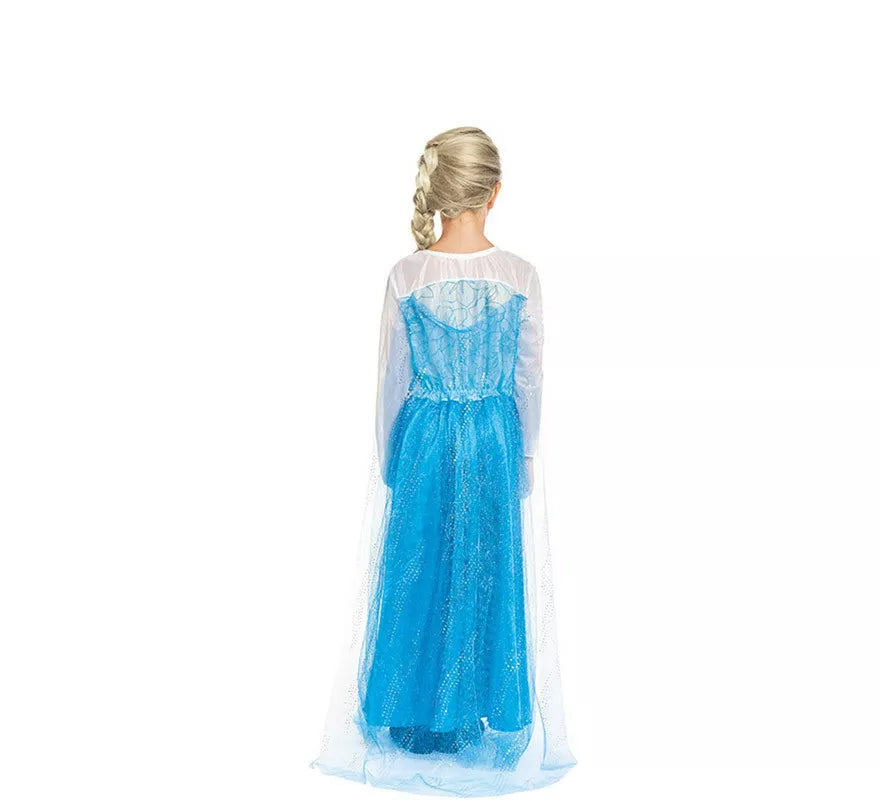Translation missing: it.Disfraz de Princesa del Hielo Azul para niña