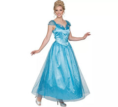 Costume blu di cenerentola per donna