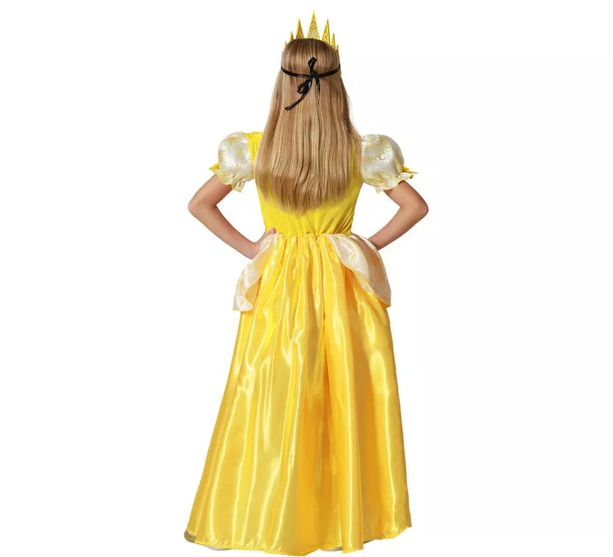 Translation missing: it.Disfraz de Princesa dorada de Cuento para niña