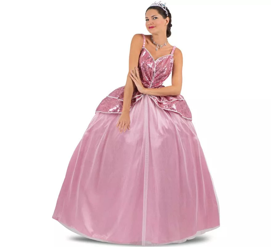 Translation missing: es.Disfraz de Princesa encantadora rosa con enagua para mujer