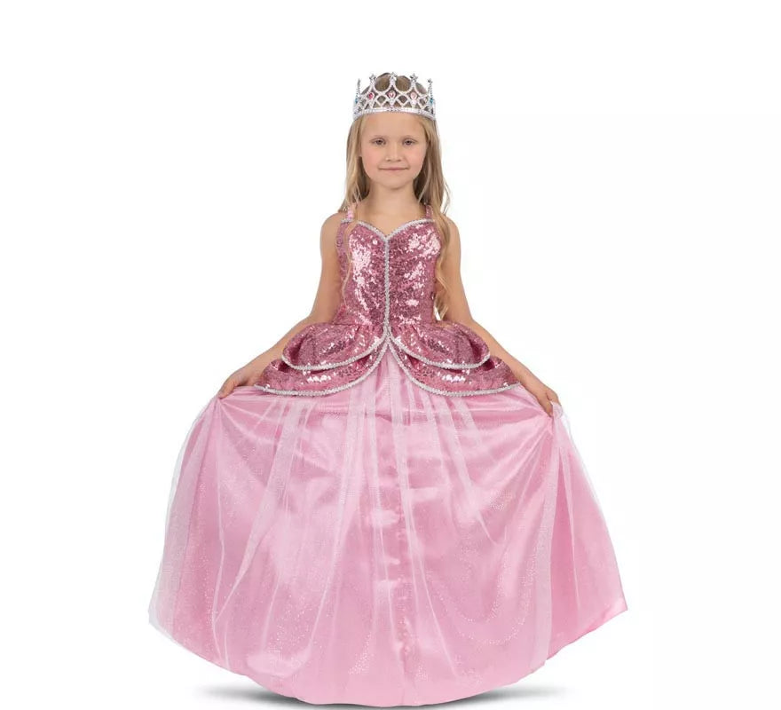Translation missing: it.Disfraz de Princesa encantadora rosa con enagua para niña