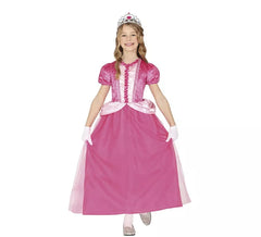 Costume da adorabile principessa rosa per bambina