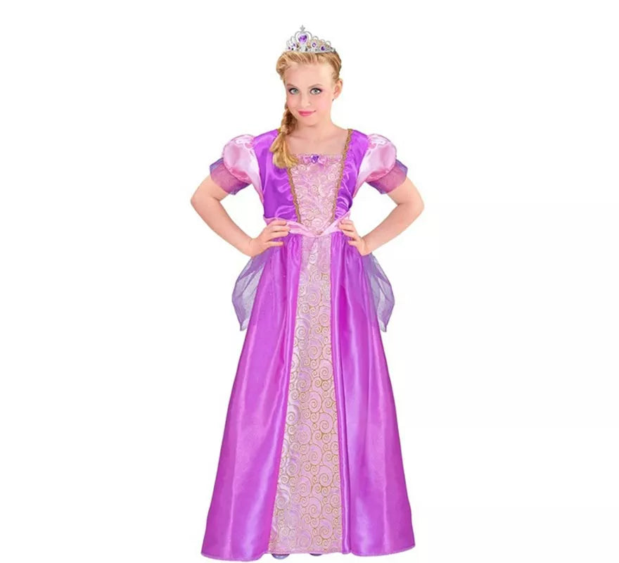 Translation missing: it.Disfraz de Princesa lila para niña