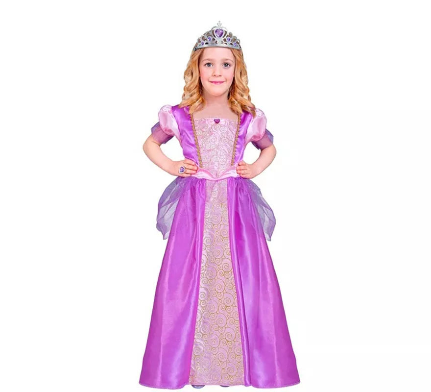 Translation missing: it.Disfraz de Princesa lila para niña