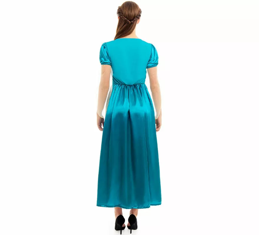 Translation missing: it.Disfraz de Princesa Medieval azul para mujer
