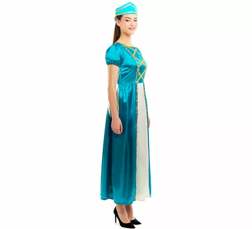 Translation missing: it.Disfraz de Princesa Medieval azul para mujer