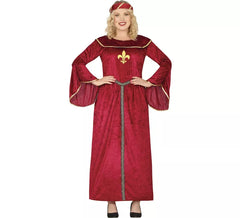 Elegante costume da principessa medievale per donna