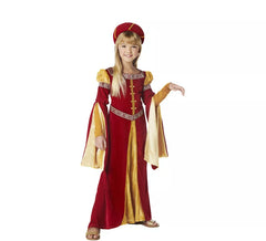Costume da principessa rinascimentale medievale per bambina