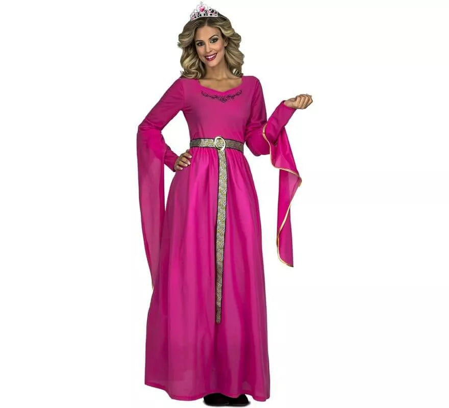Translation missing: es.Disfraz de Princesa Medieval Rosa para mujer