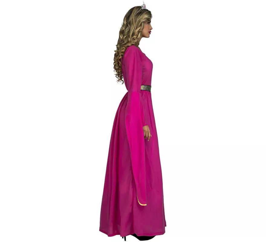 Disfraz de Princesa Medieval Rosa para mujer