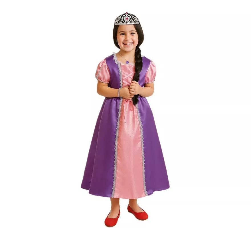 Translation missing: it.Disfraz de Princesa Morada para niña
