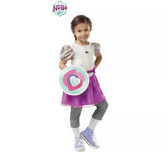 Costume da Principessa Nella Knight deluxe per bambina