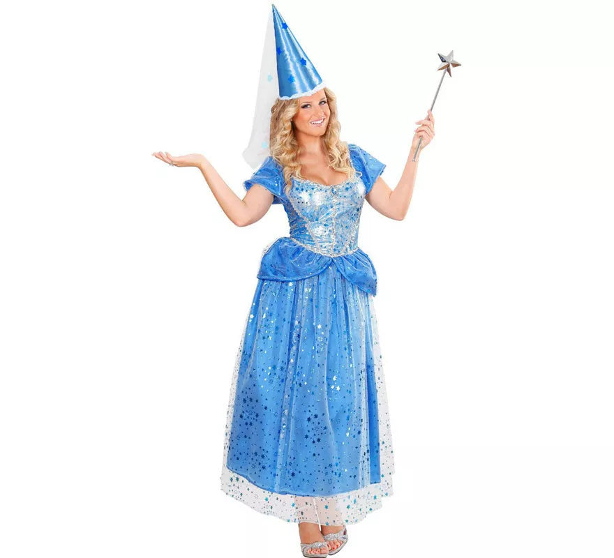 Translation missing: es.Disfraz de Princesa o Hada Azul Claro para mujer