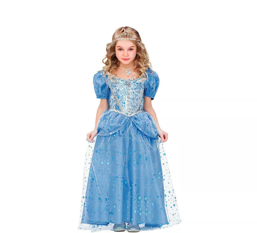 Translation missing: it.Disfraz de Princesa o Hada Azul Claro para niña