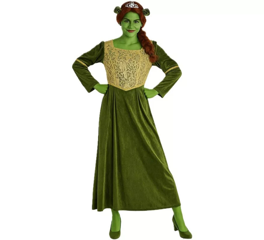 Translation missing: es.Disfraz de Princesa Ogra Verde para mujer