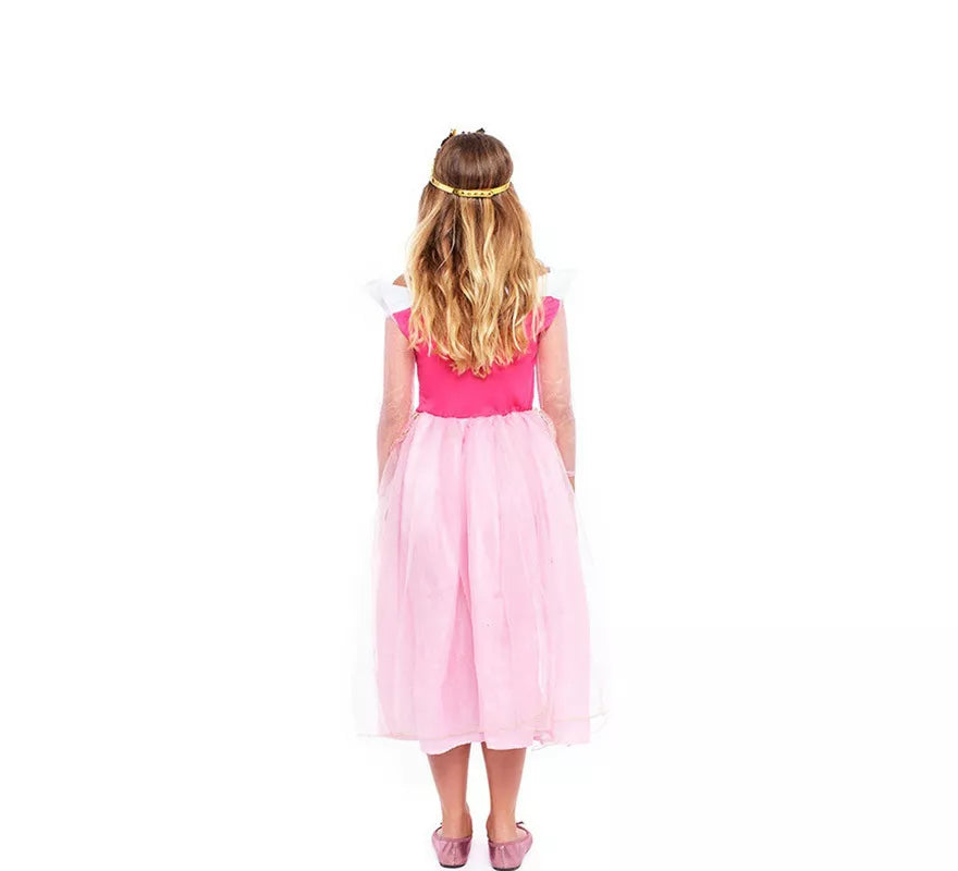Translation missing: es.Disfraz de Princesa Rosa de Cuento para niña