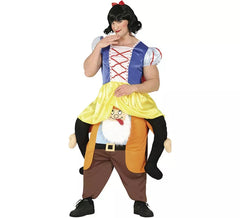 Costume da principessa su nano per uomo