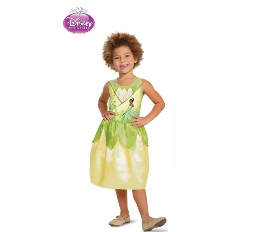 Translation missing: it.Disfraz de Princesa Tiana Básico Plus para niña