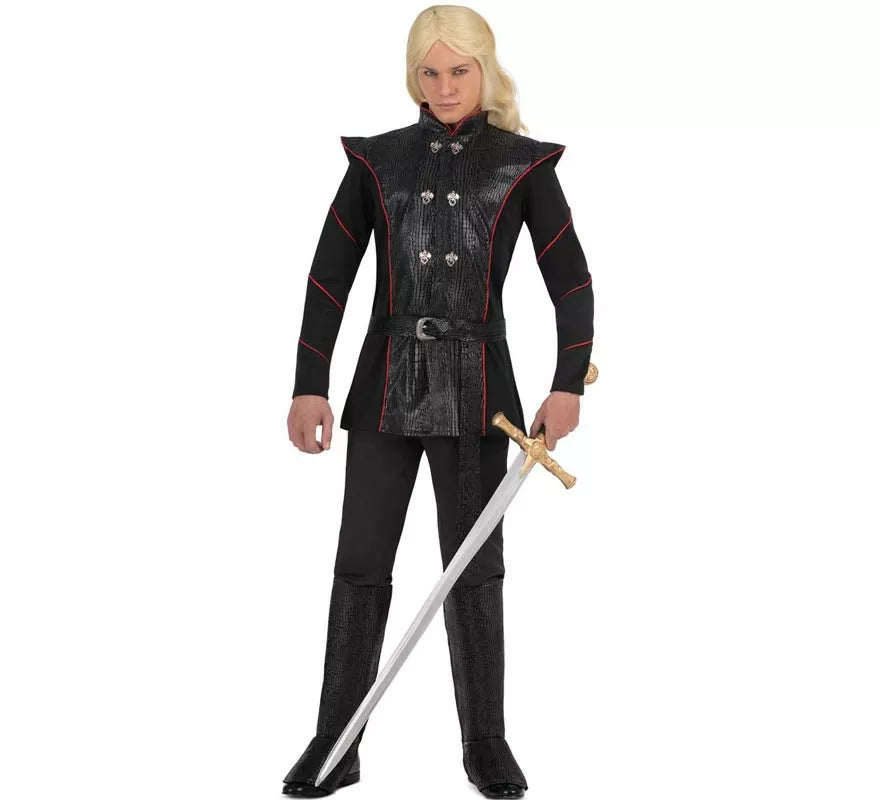 Disfraz de Príncipe de Dragones oscuro para hombre