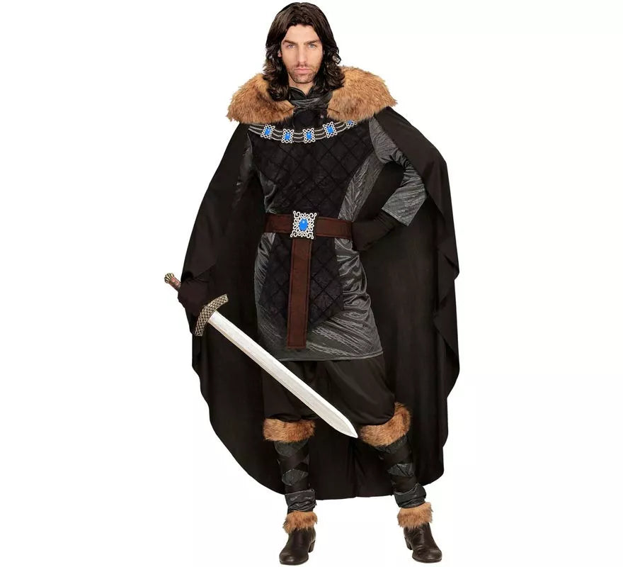 Translation missing: it.Disfraz de Príncipe Medieval Oscuro para hombre