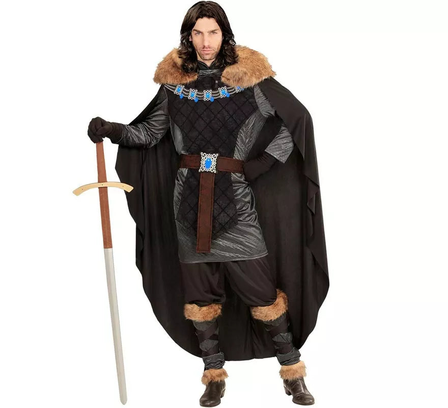 Translation missing: it.Disfraz de Príncipe Medieval Oscuro para hombre