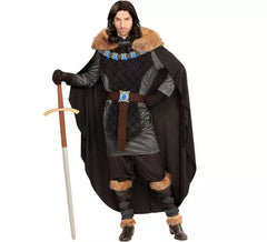 Costume da principe medievale oscuro per uomo