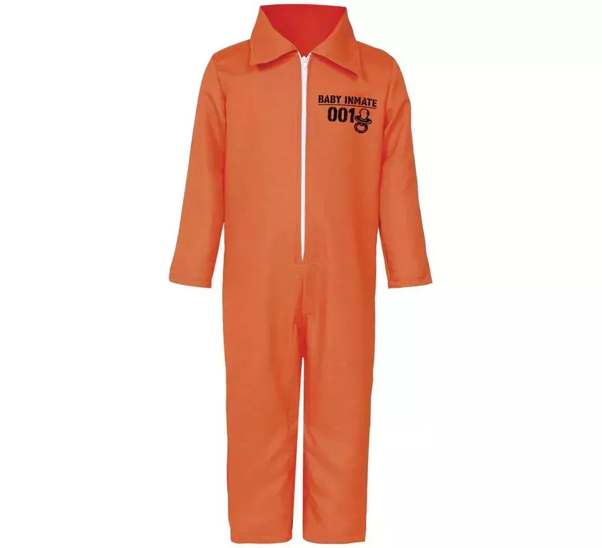 Disfraz de Prisionero naranja para bebé