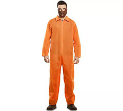 Costume da prigioniero arancione per un uomo