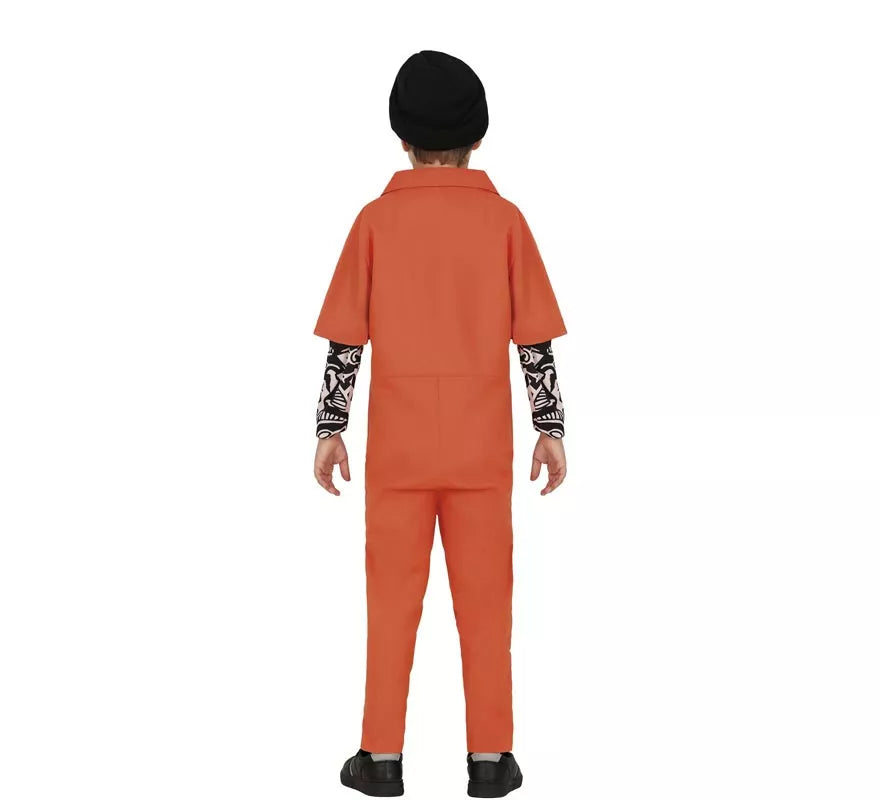 Translation missing: it.Disfraz de Prisionero Tatuado para niño