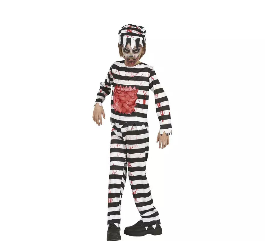 Disfraz de Prisionero Zombie para niños