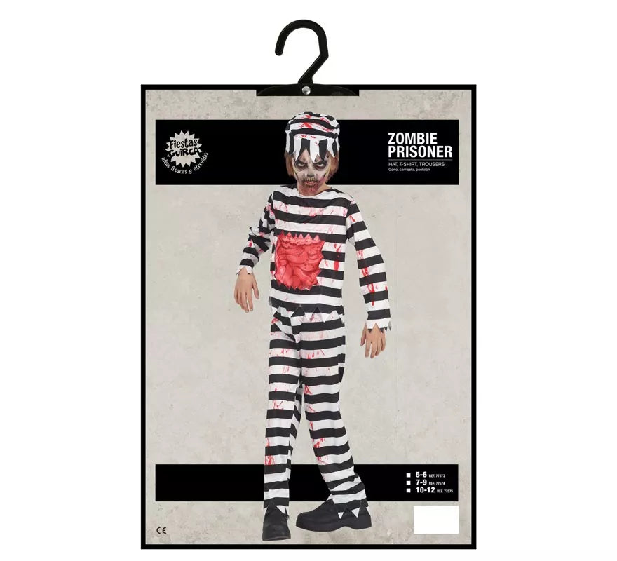 Translation missing: it.Disfraz de Prisionero Zombie para niños