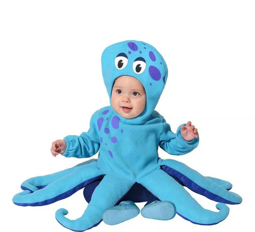 Translation missing: es.Disfraz de Pulpo Azul con Tentáculos para bebé