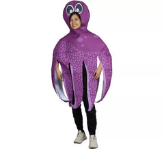 Costume da polpo viola per adulti